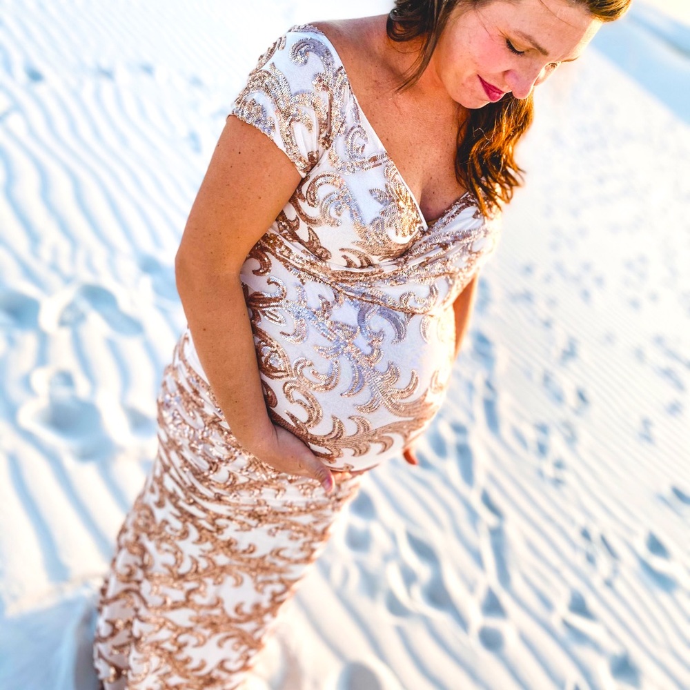 Pink Blush Sequin Gown